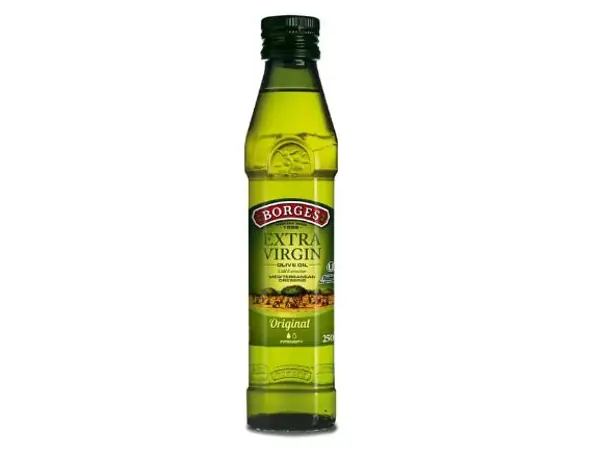 minyak zaitun untuk rambut Borges Extra Virgin Olive Oil