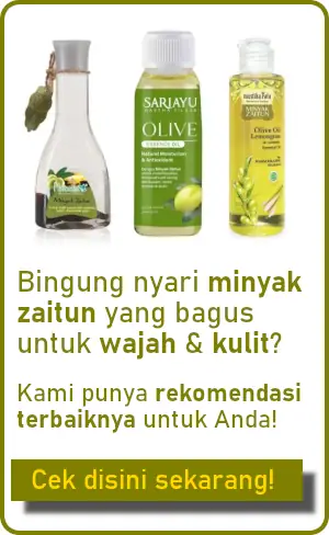minyak zaitun untuk wajah
