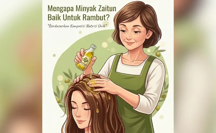 mengapa minyak zaitun baik untuk rambut